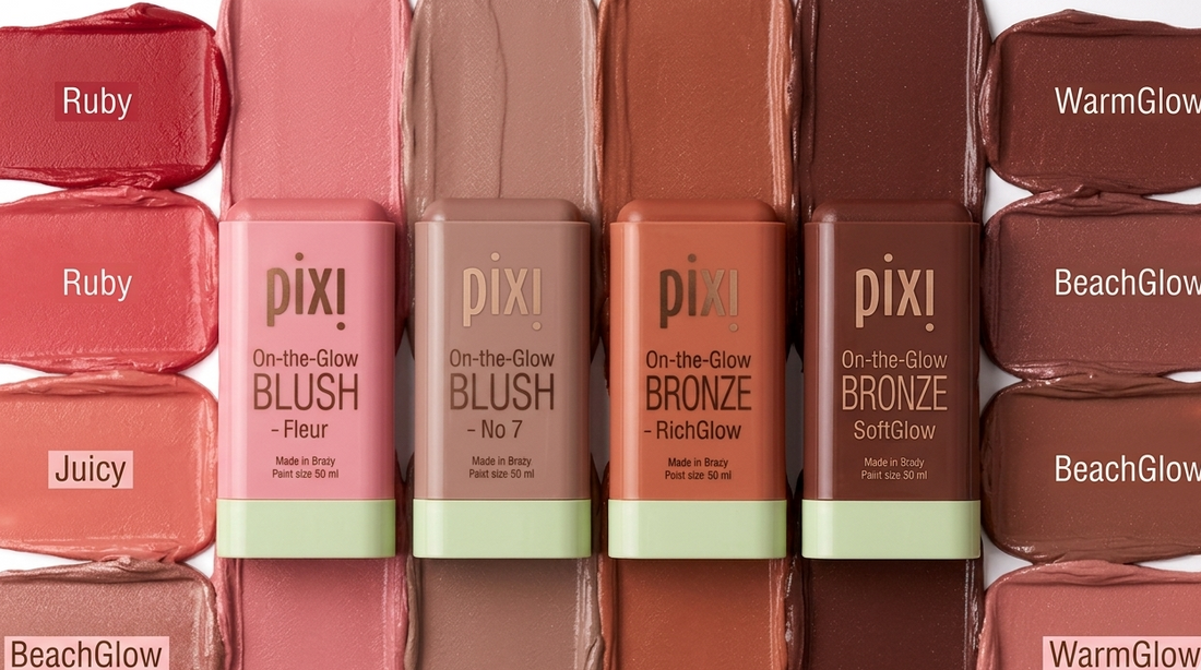 Pixi Beauty On-the-Glow Bronze | pack of 4 in Extra affordable range + 1 blush gift