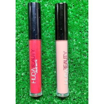 Huda Beauty Liquid Matte Lipgloss for girls (random color) - pack of 6