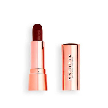Makeup Revolution London Satin Lipstick – High-Pigment Velvet Finish